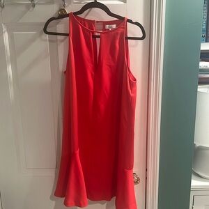 Parker tomato red party dress